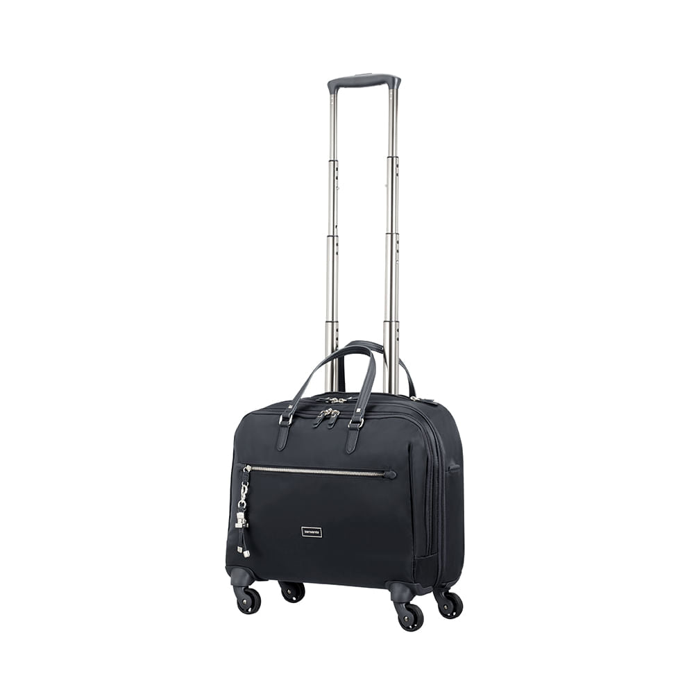  Maleta Suave Karissa Spinner Tote Mediana Black 