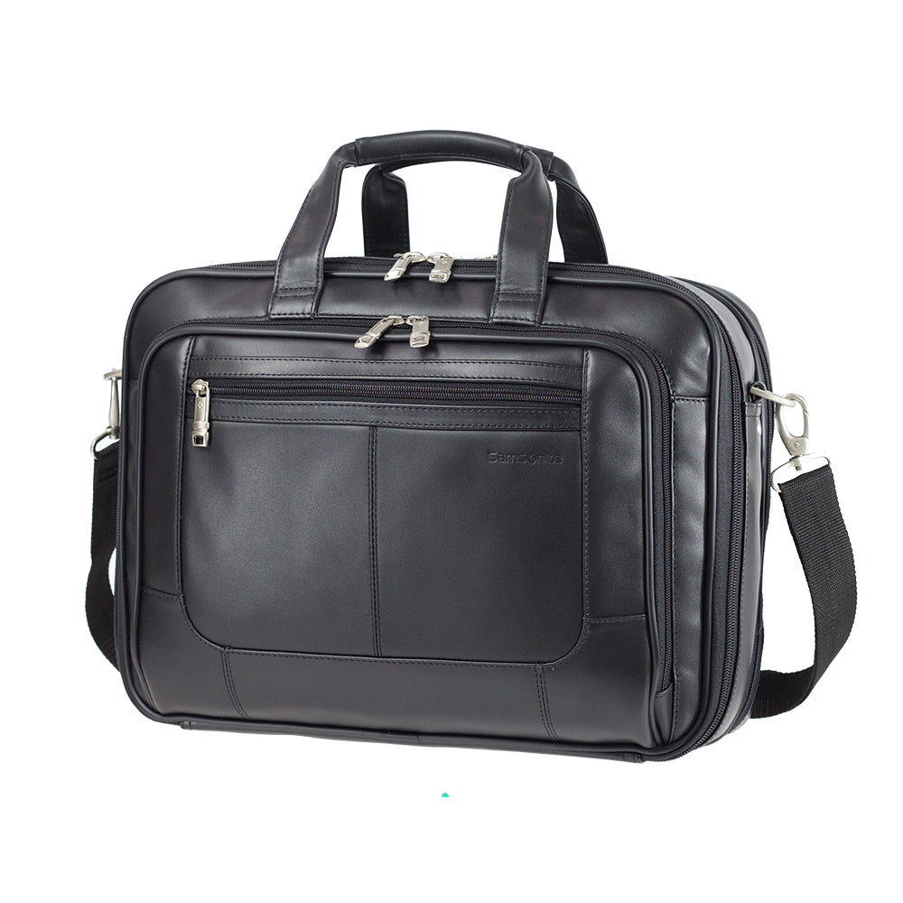  Maletín Scs Leather Business Slim Briefcase Negro 