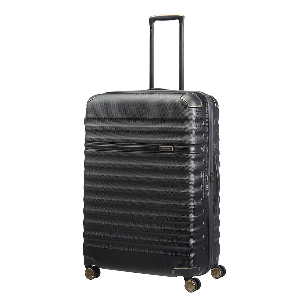  Maleta Rígida Black Label Sbl Richmond Spinner 75/28 Grande Negro 