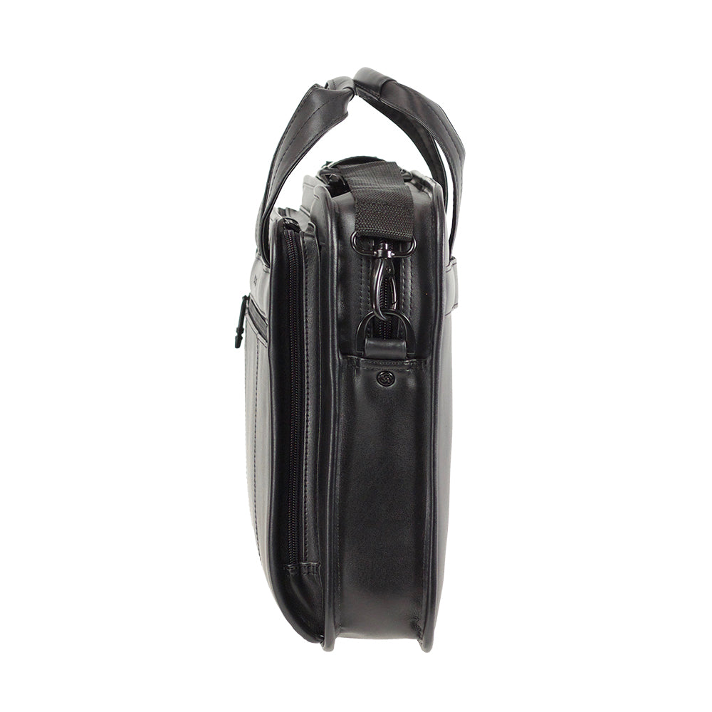 Maletín Scs Leather Business Spinner 19" Negro 13,5 Lts