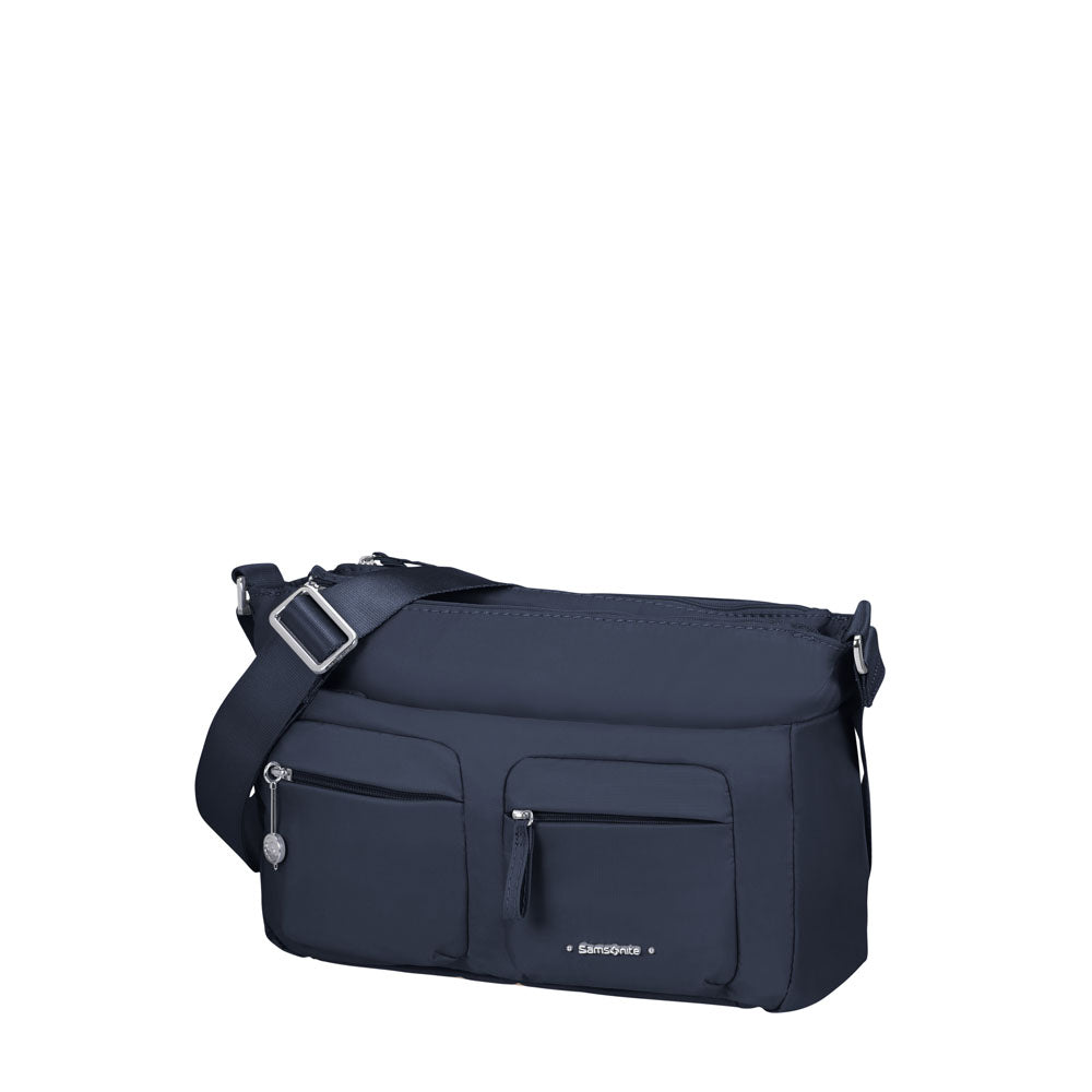  Bolsa MOVE 3.0 Horizontal Shoulder Bag + Flap Mediana Dark Blue 
