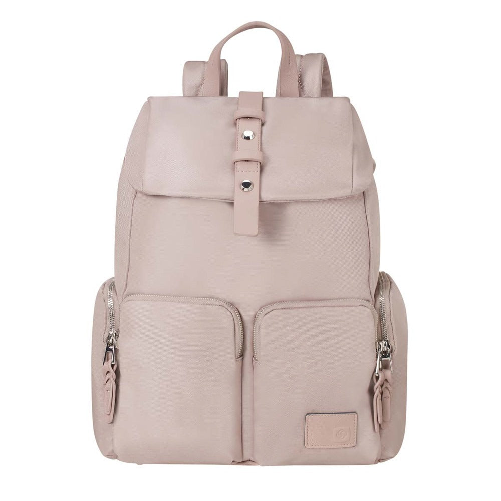 Mochila YOURBAN Backpack 4 pockets + Flap 14.1  Grande ROSE