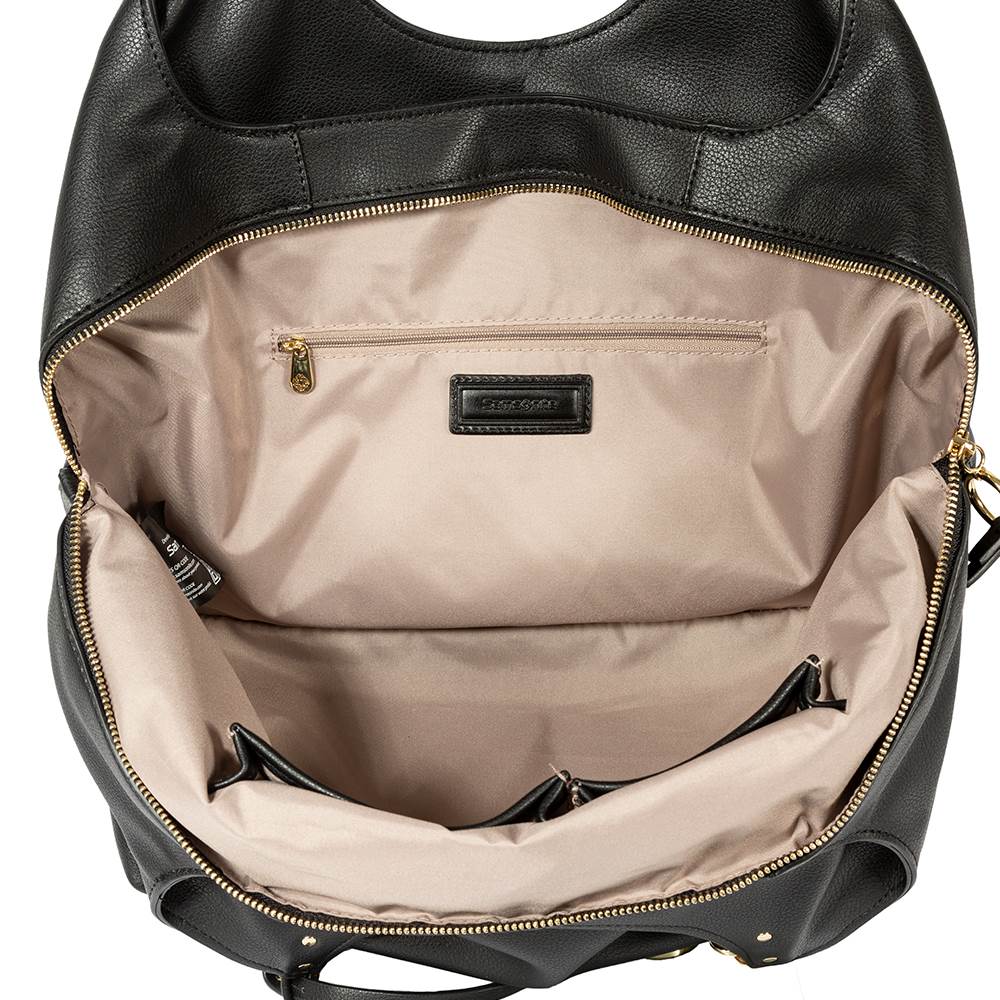 Cartera Sphinx Hobo Bag 3 Comp Black