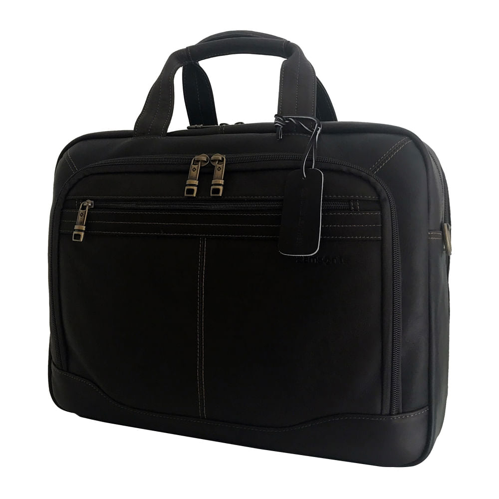 Maletín Scs Leather Business Negro