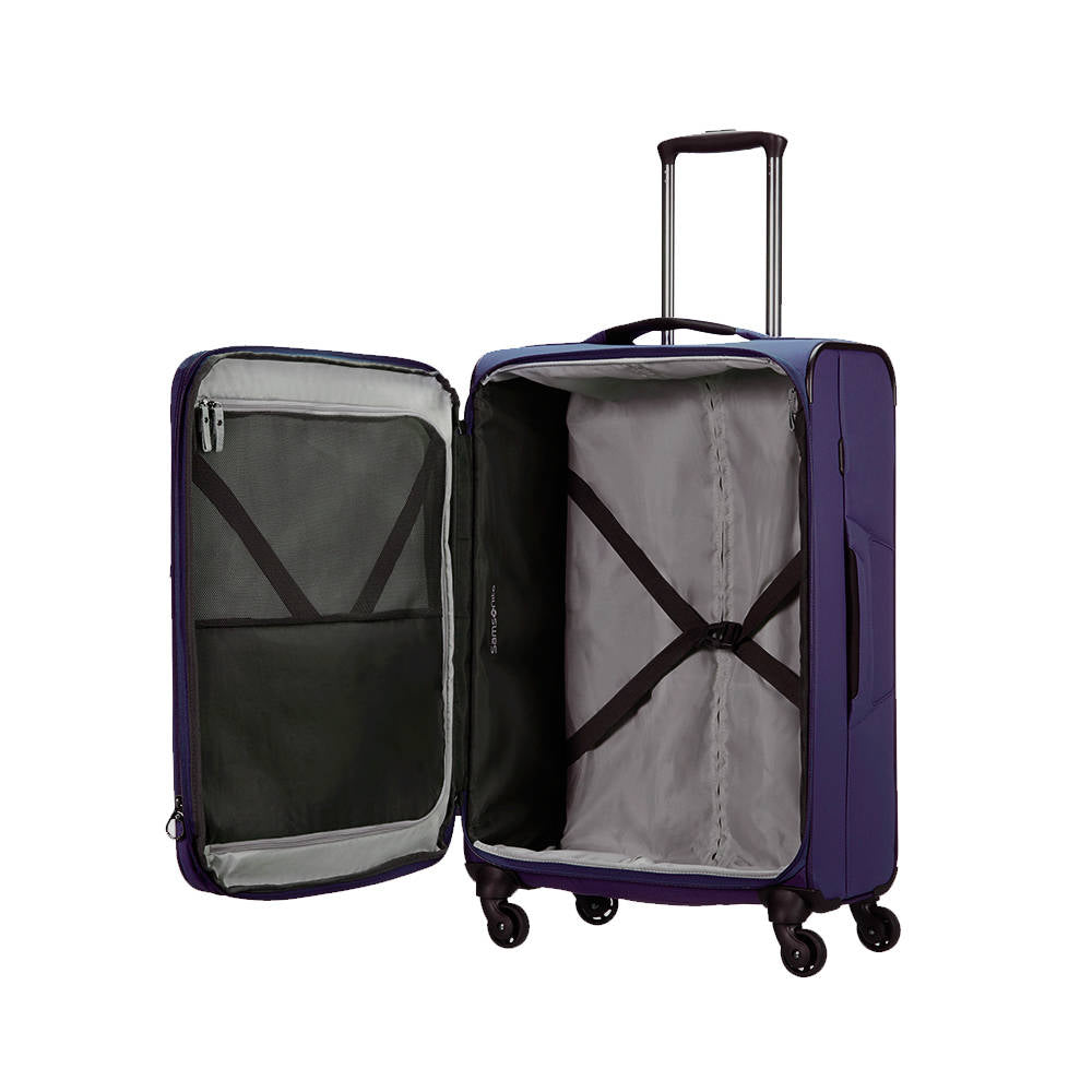 Maleta Blanda Superlite Spinner 55/20 Exp Púrpura Cabina