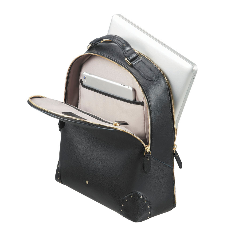 Mochila Elizabeth Backpack 14.1" Black Grande 3 Lts