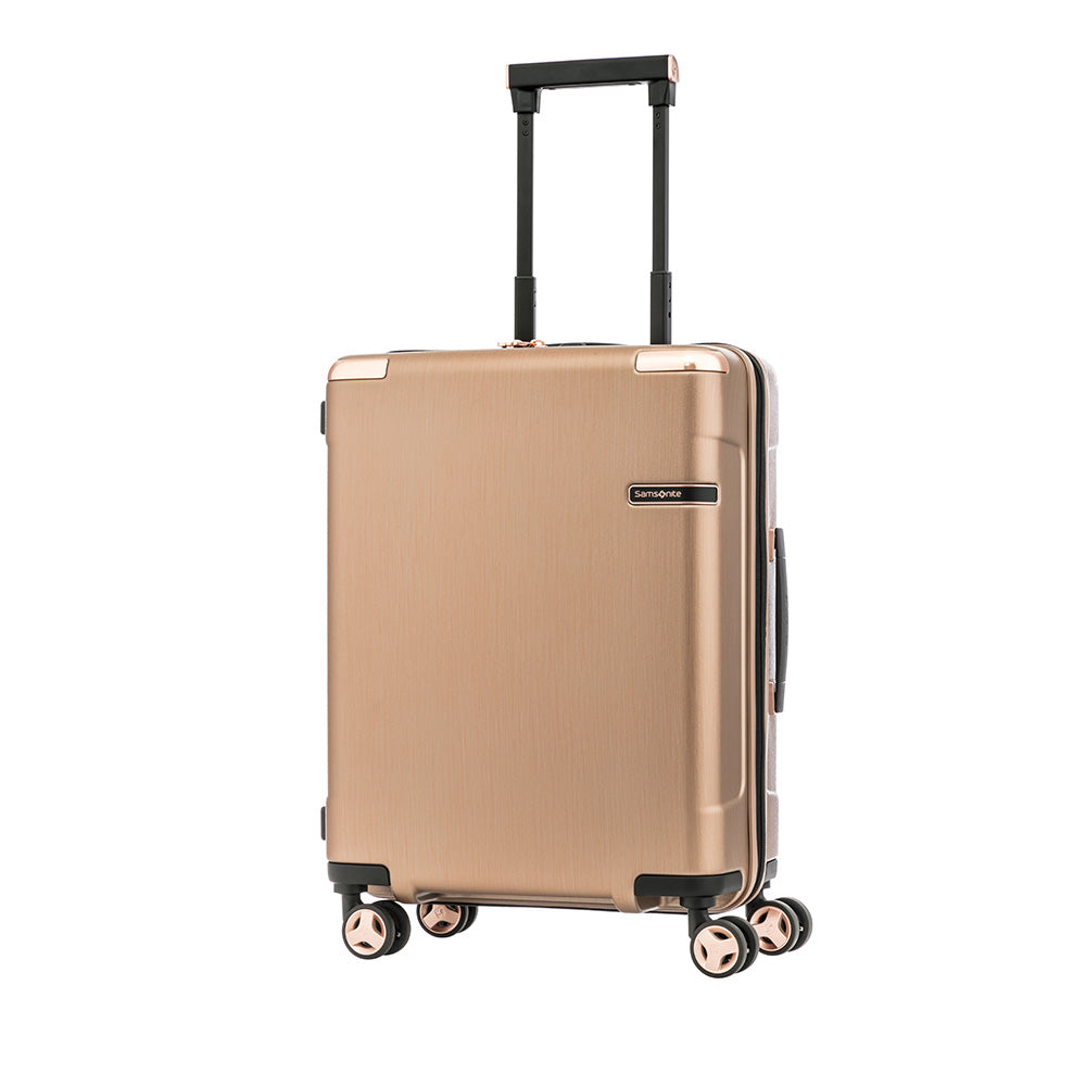 Maleta Rígida Evoa Spinner 55/20 Oro Rosa Cabina